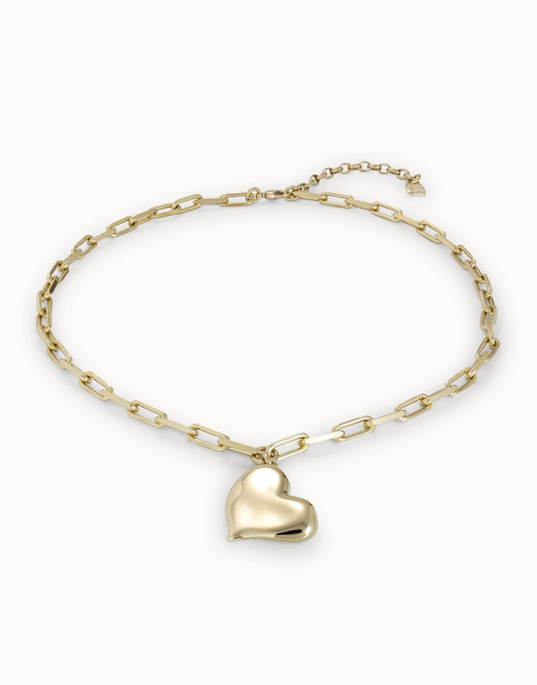 Link Chain Heart Necklace