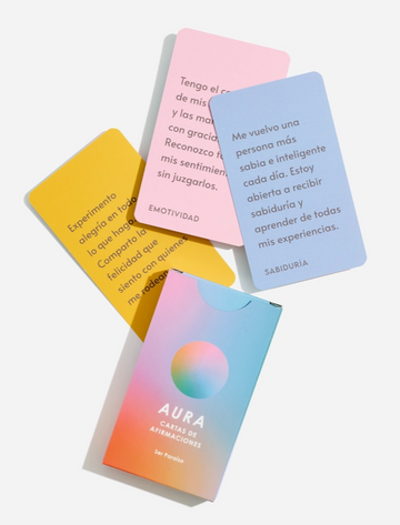 Aura Affirmation Card Deck - Available in Spanish or English
