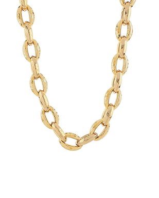 Vintage Gold Plated Chunky Chain Necklace