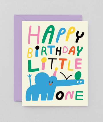 'Happy Birthday Little One' Kids Birthday Greetings Card