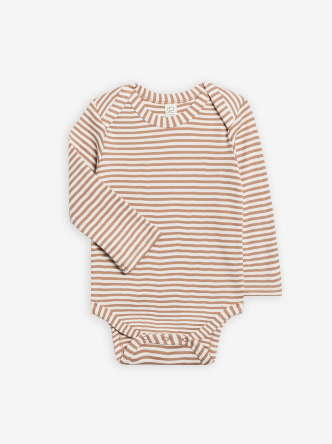 Organic Baby River Bodysuit - Truffle Stripe
