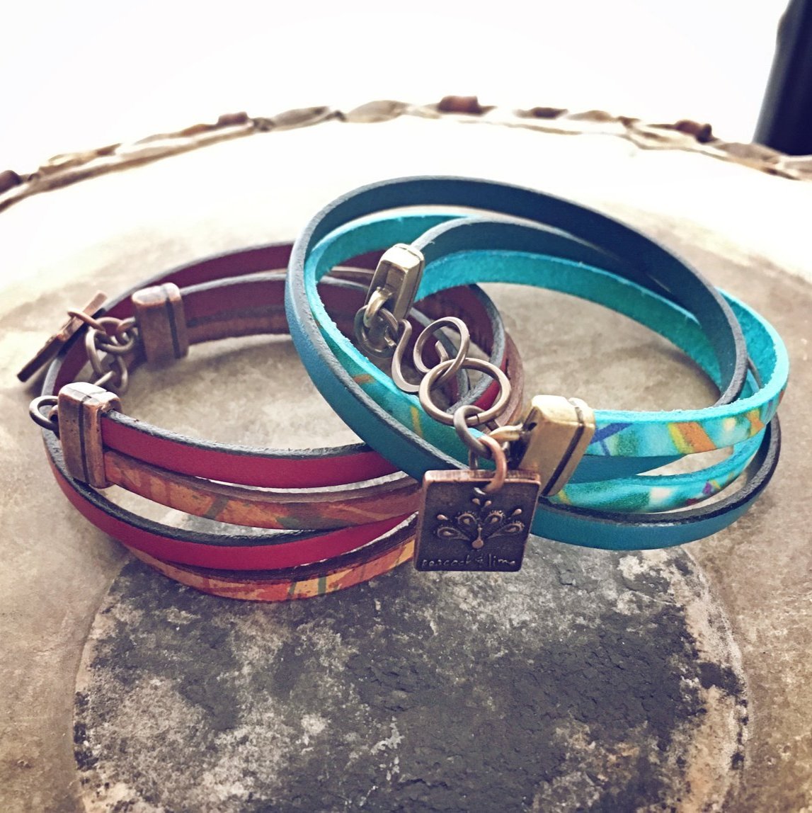 free spirit leather boho wrap bracelet