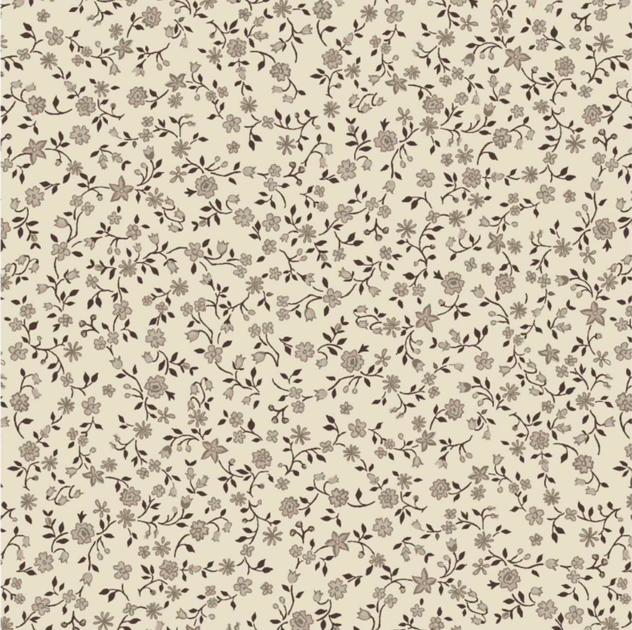 Kai Kimono Bodysuit - Primrose Floral / Chestnut + Taupe