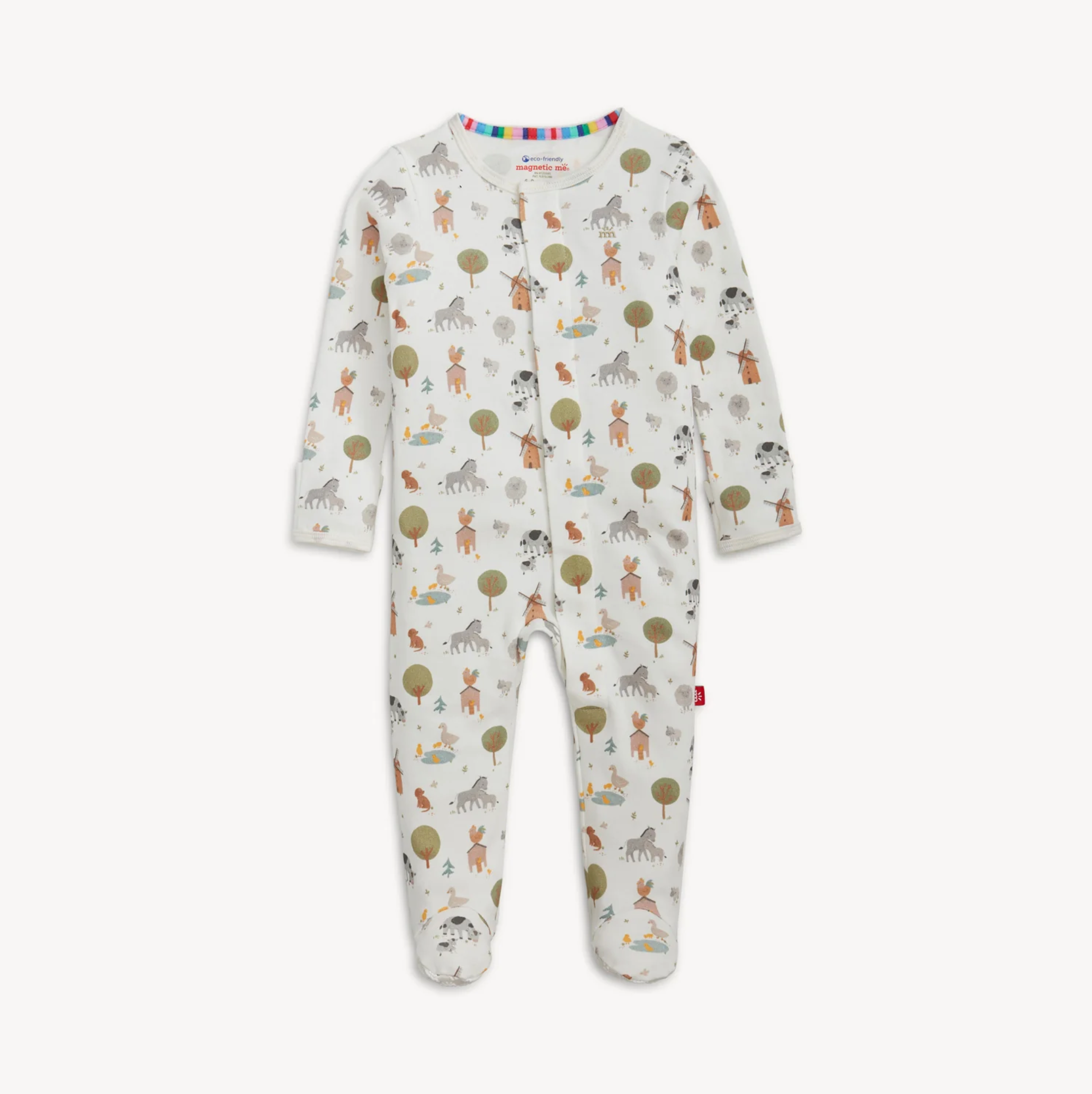 Funny Farm Organic Cotton Footie