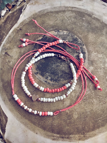 coral reef beachy bracelet style pack