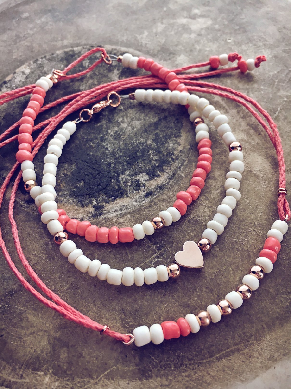 coral reef beachy bracelet style pack