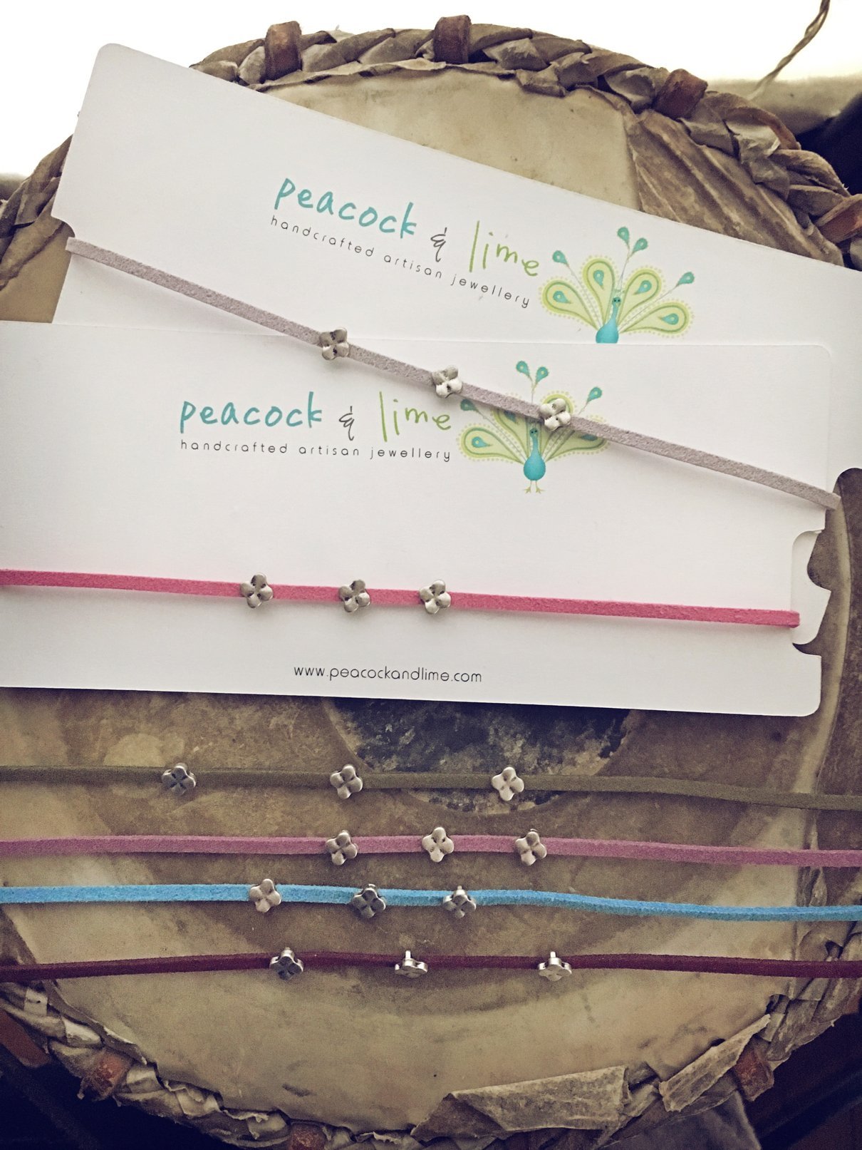 quatrefoil slide choker necklace choice of colours