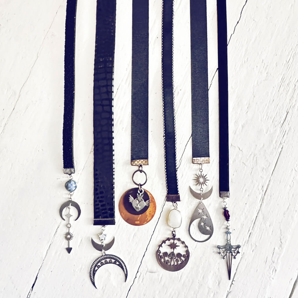 dark academia // literary fantasy inspired ribbon bookmark