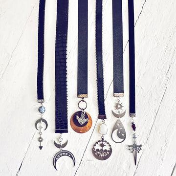 dark academia // literary fantasy inspired ribbon bookmark