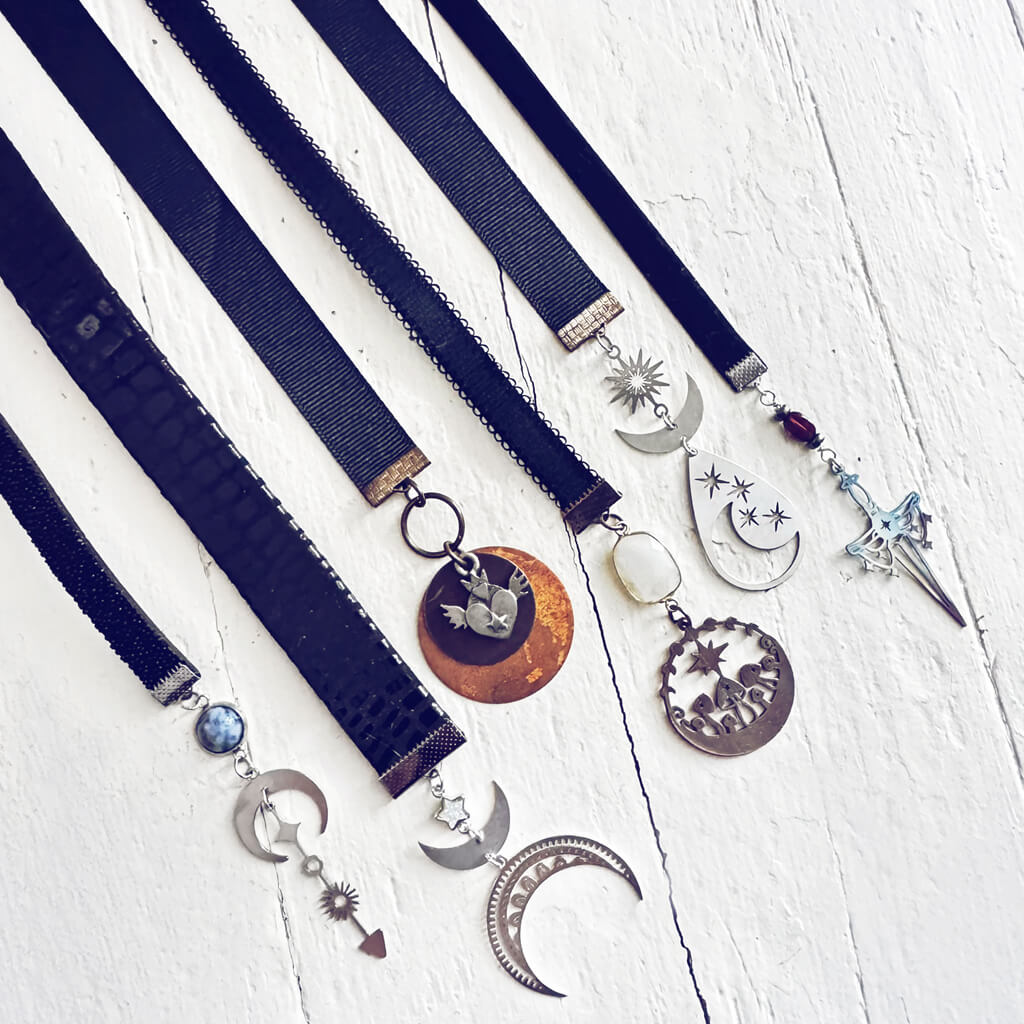 dark academia // literary fantasy inspired ribbon bookmark