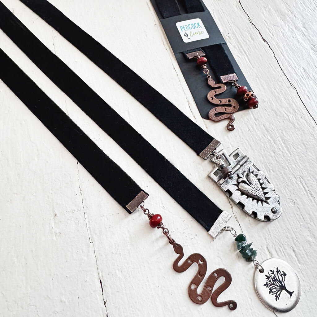 dark academia // literary fantasy inspired ribbon bookmark