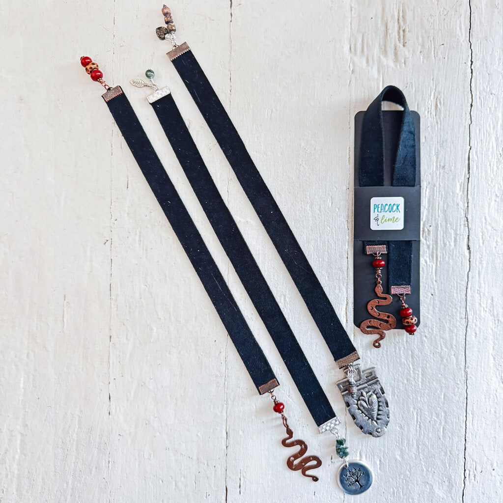 dark academia // literary fantasy inspired ribbon bookmark