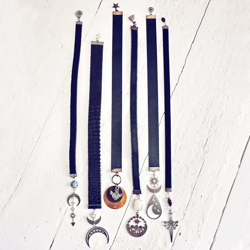 dark academia // literary fantasy inspired ribbon bookmark