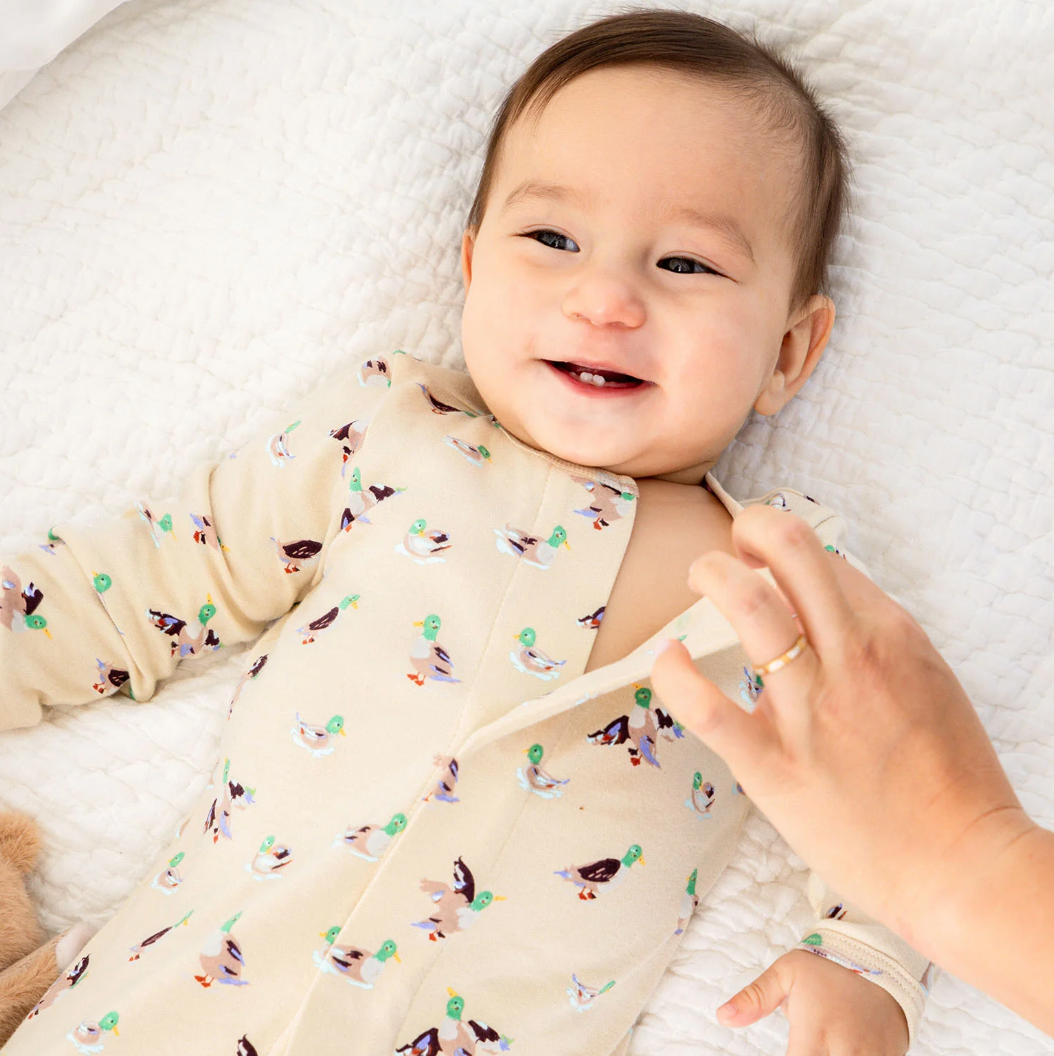 Quack Me Up Organic Cotton Footie